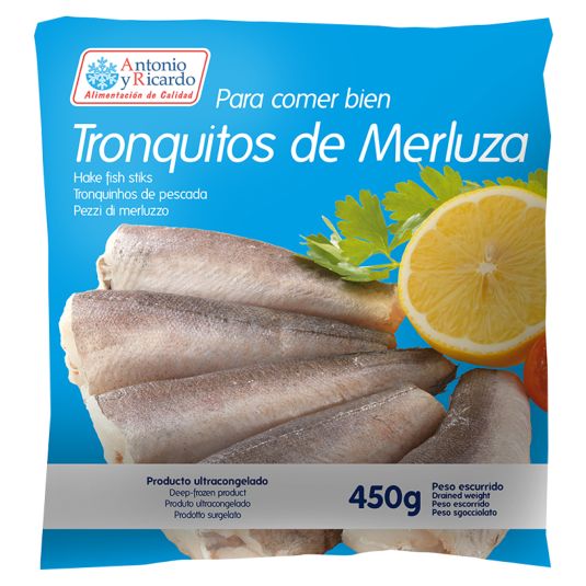 TRONQUITO MERLUZA  ANTONIO Y RICARDO 450G