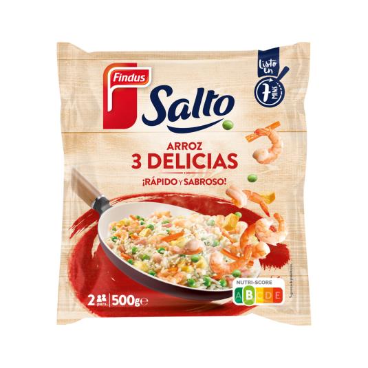 ARROZ TRES DELICIAS  SALTO FINDUS 500G