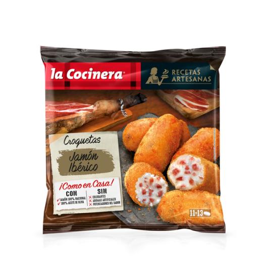 CROQUETA JAMON IBERICO ARTESANA COCINERA 400G