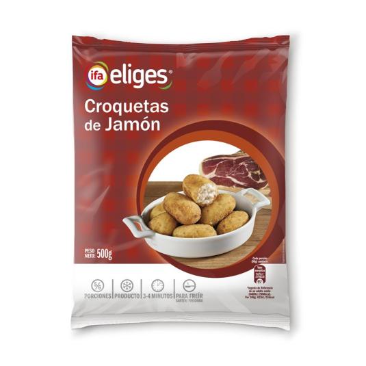 CROQUETA JAMON CASERA IFA ELIGES 500G