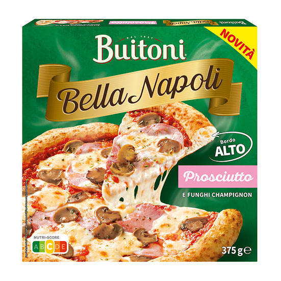 PIZZA PROSCIUTTO BELLA NAPOLI BUITONI 375G