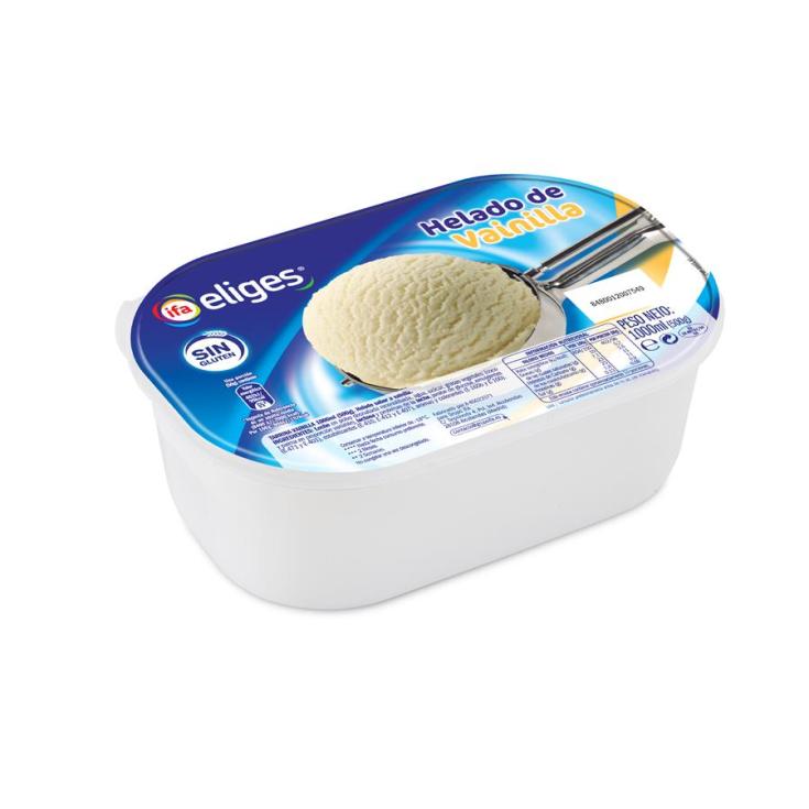 HELADO TARRINA VAINILLA IFA ELIGES 1L